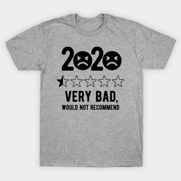 2020 Would Not Recommend bad review gift T-Shirt by Gaming champion